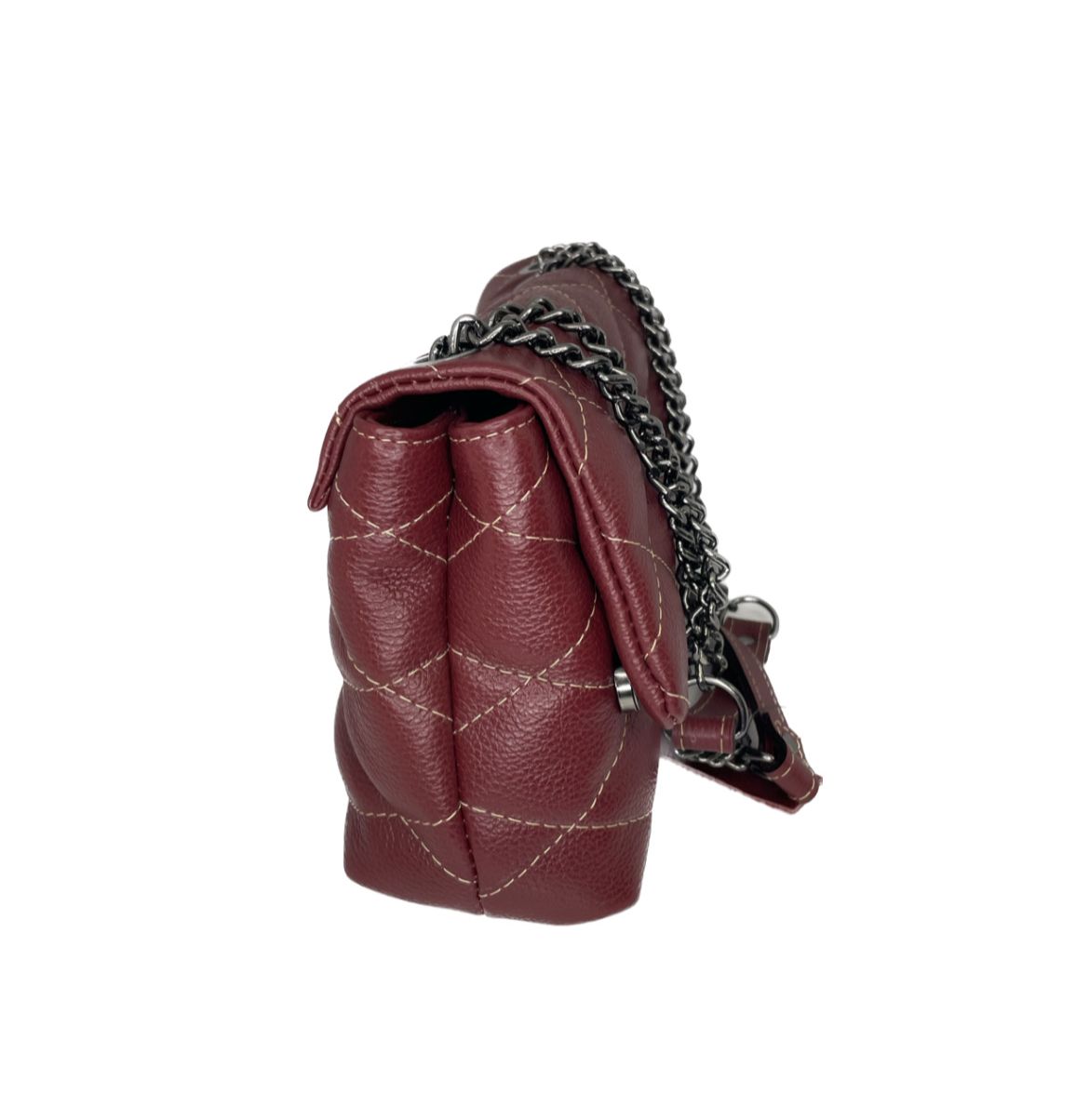 Bolsa de Couro Legitímo Transversal