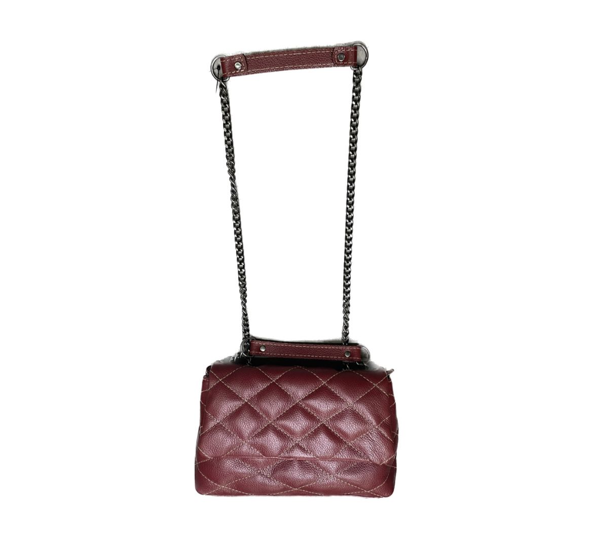 Bolsa de Couro Legitímo Transversal